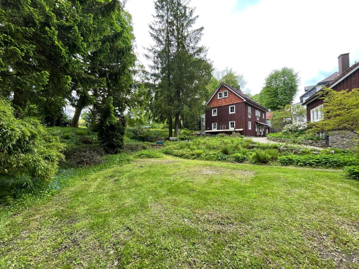 Liebevoll Eingerichtetes Ferienhaus Mit Grossem Garten Clausthal-Zellerfeld Exteriör bild