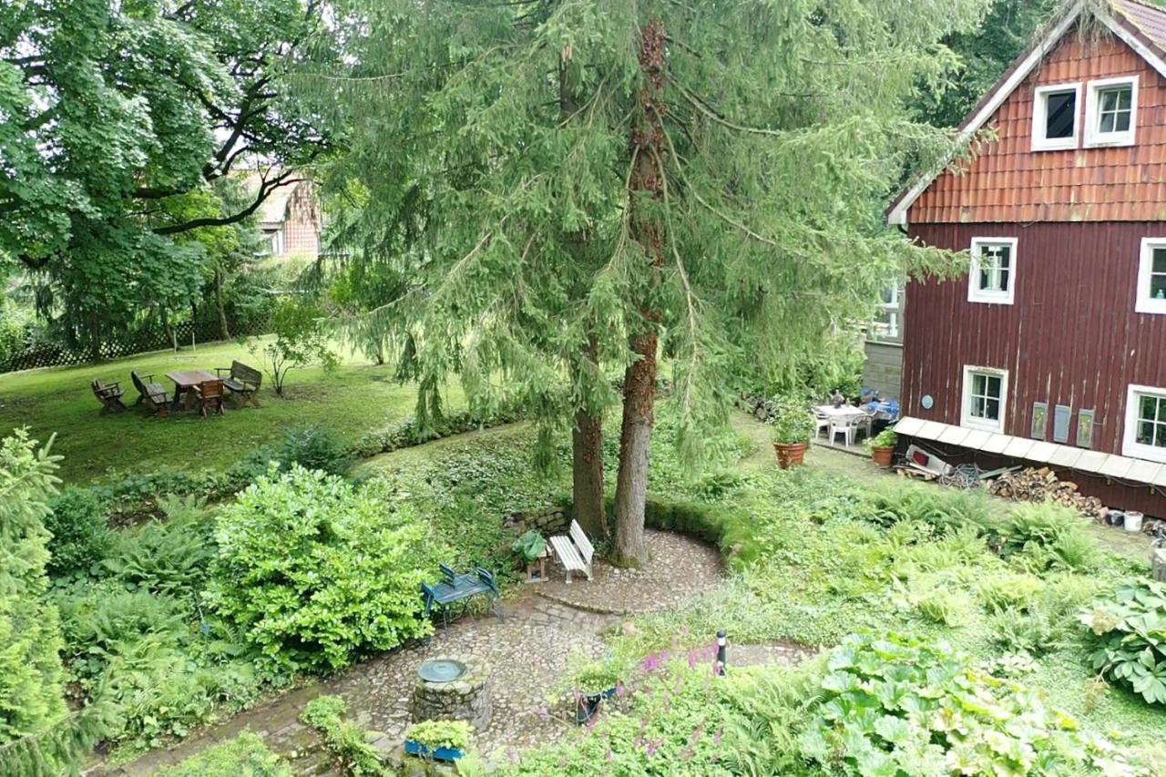 Liebevoll Eingerichtetes Ferienhaus Mit Grossem Garten Clausthal-Zellerfeld Exteriör bild