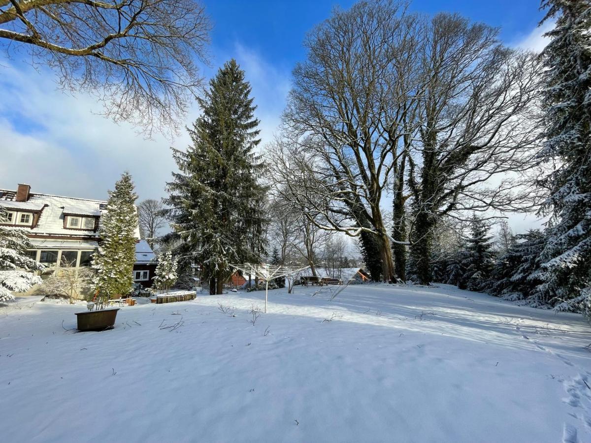Liebevoll Eingerichtetes Ferienhaus Mit Grossem Garten Clausthal-Zellerfeld Exteriör bild